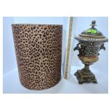 Waste Basket & Metal & Glass Container