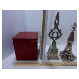 Leather Box & Metal Decor
