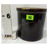 Brown Glaze Stoneware Crock