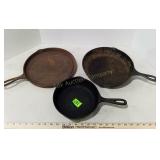 Wagner & Lodge Cast Iron Skillets