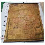 Vintage 1852. Oneida County, New York Wall Map