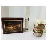 Terry Redlin Jewelry Box & John Deere Ornament