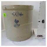 3 Gallon Plymouth Stoneware Crock Fort Dodge Iowa