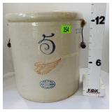 5 Gallon Red Wing Crock w/ Bale Handles
