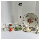 Cups & Saucers-Bone Dishes- +