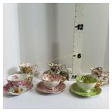 (6) Cups & Saucers