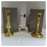 Baldwin Brass Beehive & Queen Anne Candlesticks