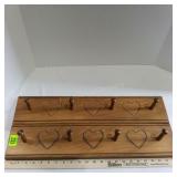(2) Longaberger Wooden Racks w/Pegs