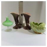 (4) Unmarked Vases