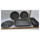 (5) Assorted Granitware