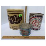 (3) Vintage Tins