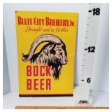 Vintage Bock Beer Sign