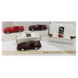 (4) Amt Ertl Promo Corvettes w/Box