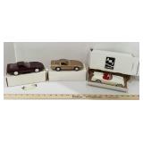 (3) Amt Ertl Corvette Promo Cars w/ Box