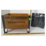 Wood & Metal Harley Box & Sealed Surprise