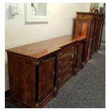 Century Furniture Lighted Hutch & Buffet
