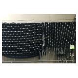(2) Black & White Throws