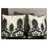 (3) Decorative Throw Pillows