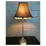 Glass Base Bedside Table Lamp
