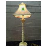 Yellow and White Decorative Table Lamp