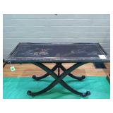 Decorative Accent Table w/Scene