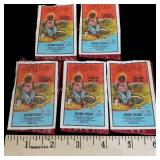(5) Vintage Dixie Boy Flashlight Crackers
