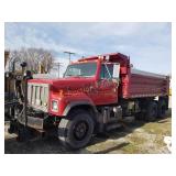 1998 IH tandem axle dump truck w/plow & sander