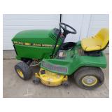 John Deere LX176 riding mower, 38" cut