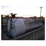 2,500 gallon diesel fuel barrel w/110v pump