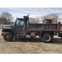 1983 IH single axle dump truck, diesel engine