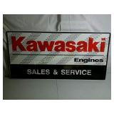 Kawasaki sales & Service Sign