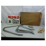 Mono chain saw display