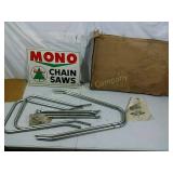 Mono chain saw display