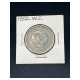 1952 Carver / Washington half dollar