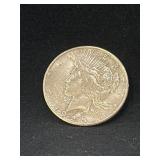 1925 S Peace silver dollar