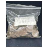 Approximately 145 wheat Pennies