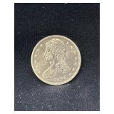 1838 Capped Bust silver half dollar