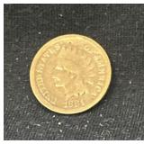 1881 Indian Head penny