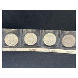 Half dollar collection 1955 Ben Franklin 1964,