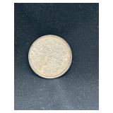 1885 O Morgan silver dollar