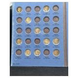 Roosevelt dime collection including 24 silver