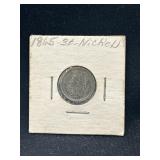 1865 3 cent nickel