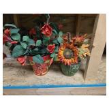 Beautiful flower arrangements, sunflowers and