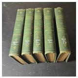 Grouping of Friedrich Schillers books, set of 5,