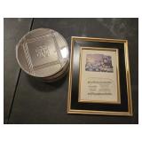 Candleholder and amazing grace plaque