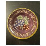 Napa valley plate on a lazy susan platform.