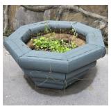 Wooden flower pot