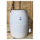 Number 2 Butter churn, plus Antique Dasher
