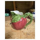 Apple leaf pitcher , 8 inches