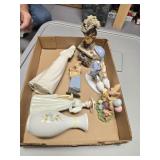 Box lot of miscellaneous, including rabbits and